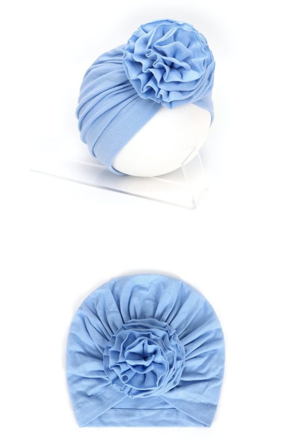 NEW Bloom Flower Baby Headband Knot Toddler Headwrap Elastic Infant Turban Bullet Fabric Infant Beanie Cap Hair Accessories - Image 10