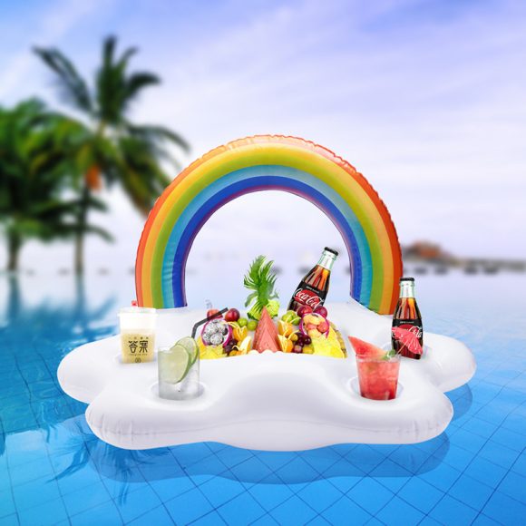 Water Inflatable Rainbow Toy Cup Holder - Image 8