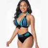 Digital Printed Swimsuit Split Bikini Swimsuit - Image 5