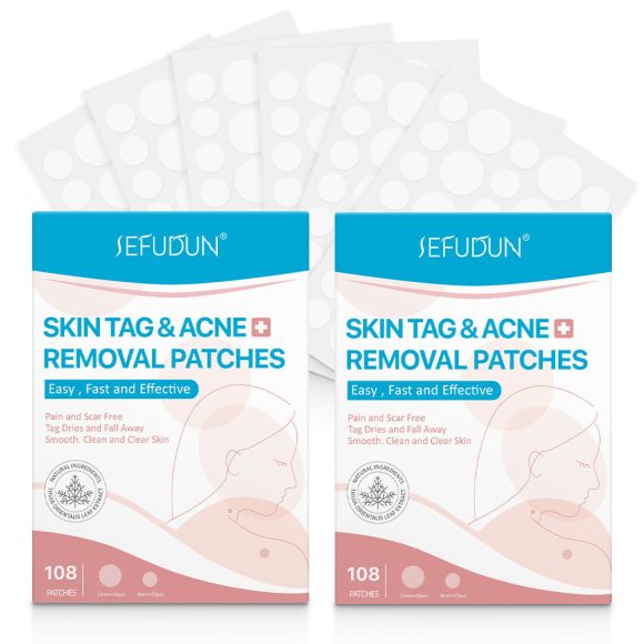 Acne Skin Tag Remover Beauty Acne Patch Wart Removal Stickers Removal Care Invisible Blackhead Skin Patch - Image 2
