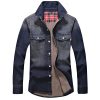 Denim Shirt Men Cotton Jeans Shirt Fashion Autumn Slim Long Sleeve Cowboy Shirt Stylish Wash Slim Tops Asian Size 3XL - Image 2