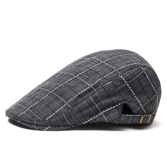 Peaked Cap Forward Cap Plaid Baseball Cap Visor Beret Sun Hat - Image 8