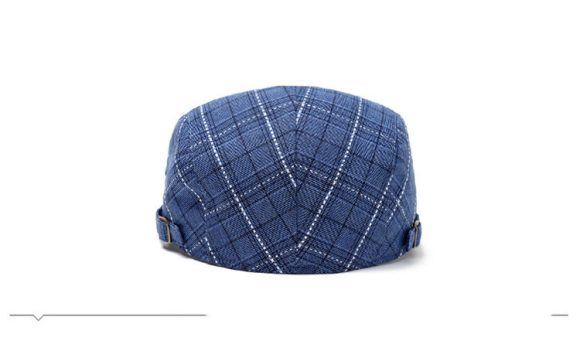 Peaked Cap Forward Cap Plaid Baseball Cap Visor Beret Sun Hat - Image 7