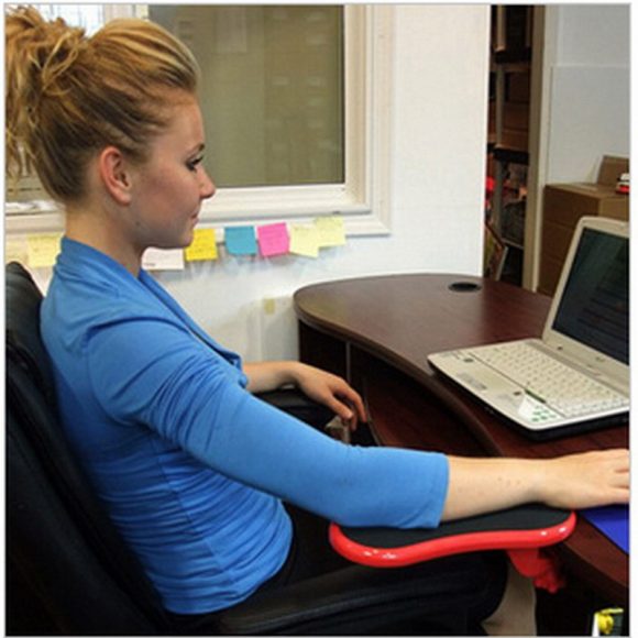 Small Size Can Rotate 180 Degrees Computer Hand Bracket Mouse Wrist pad Anti Fatigue Arm And Arm - Image 4
