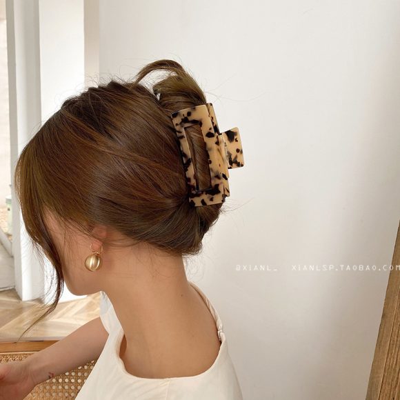 Korea elegant temperament exquisite acetic acid hair catch large medium back head hair clip headdress clip hair clip female - Image 7