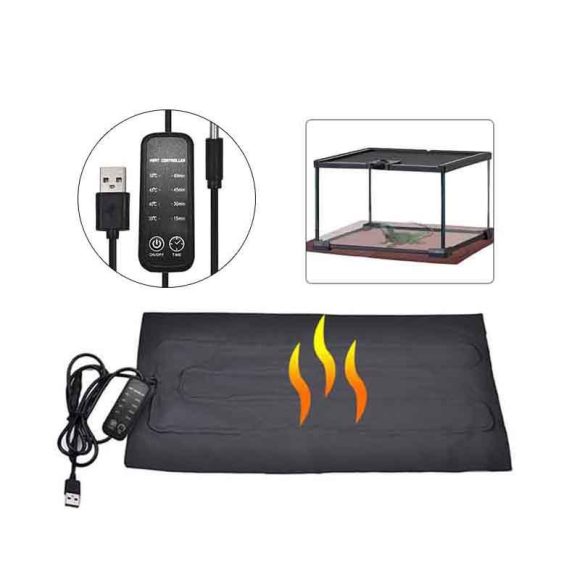 Reptile Heating Pad With Adjustable Thermostat Switch To Warm Pet Bed Pet Heating - Image 3