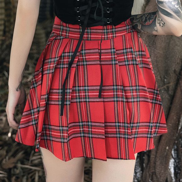 Gothic Pleated Short Skirt Skirt Women - Image 4