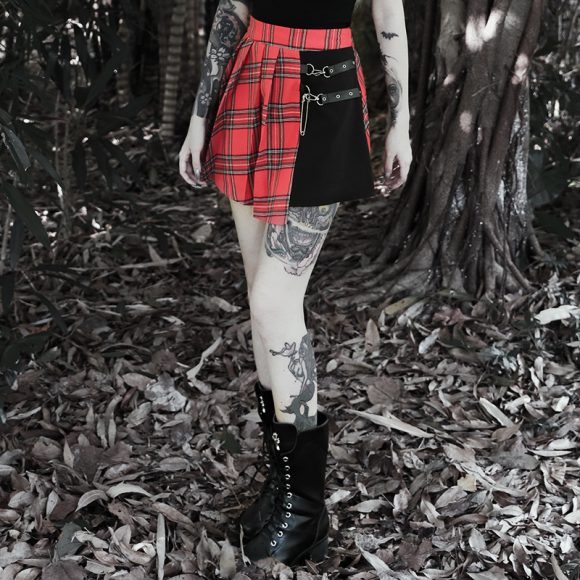 Gothic Pleated Short Skirt Skirt Women - Image 7
