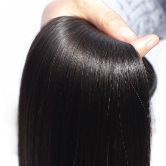 European And American Wigs, Real Hair Weaves, Natural Color, Smooth Hair Weaves - Image 3