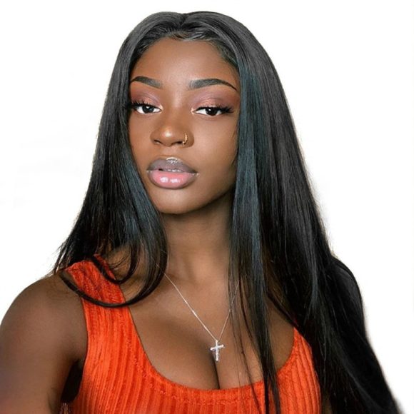 Wig Female Long Straight Hair Long Straight Wigs Africa Fashion Foreign Trade Chemical Fber Headgear - Image 2