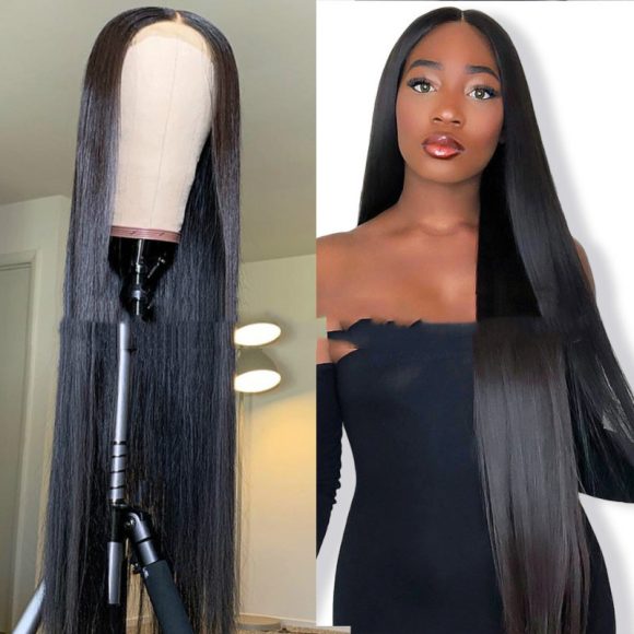Wig Female Long Straight Hair Long Straight Wigs Africa Fashion Foreign Trade Chemical Fber Headgear - Image 4
