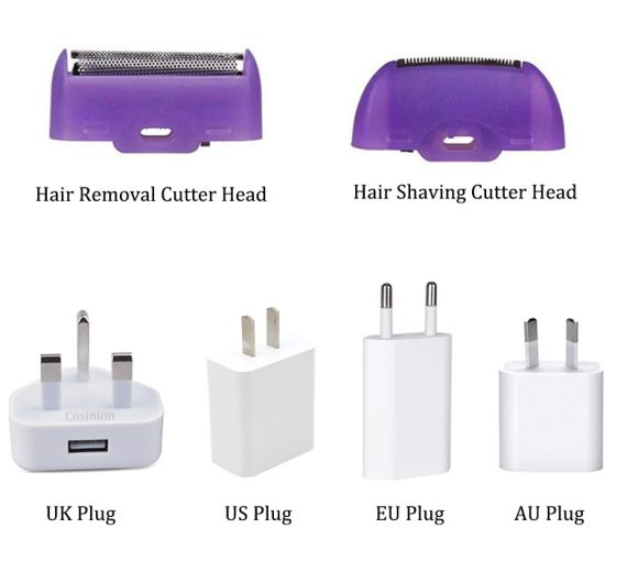 Induction Type Lady Hair Removal Device Epilator Laser Hair Removal Shaver - Image 5