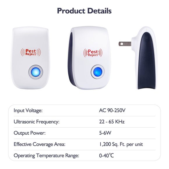 Direct Selling Ultrasonic Electronic Mosquito Killer Household Children'S Insect Repeller Mini Mouse Repeller - Image 4