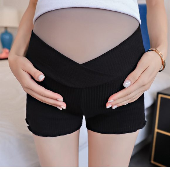 Maternity Wear,Leggings, Low-Waist Shorts, All-Match Safety Pants, Pregnant Women'S Belly Lift Pants - Image 3