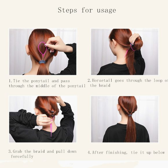 Braided Hair Travel Suit, Hair Disc, Hair Comb, Hair Extension Needle, Pattern Hairdressing Tool - Image 2