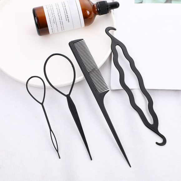 Braided Hair Travel Suit, Hair Disc, Hair Comb, Hair Extension Needle, Pattern Hairdressing Tool - Image 8