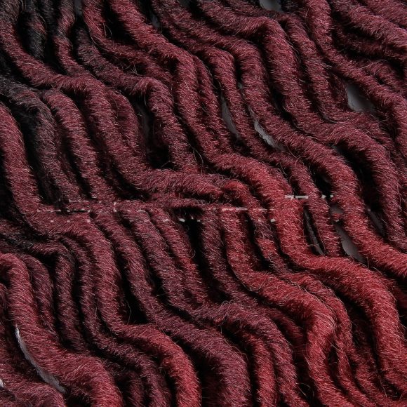 Ombre Curly Crochet Hair Synthetic Braiding Hair Extensions - Image 5