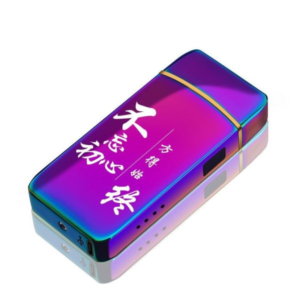 Fingerprint Sensor Unlock Lighter Charging Personality Creative Windproof Boys Birthday Gift - Image 6