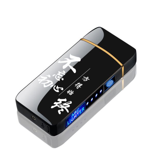 Fingerprint Sensor Unlock Lighter Charging Personality Creative Windproof Boys Birthday Gift - Image 10