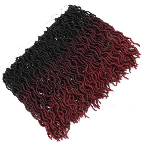 Ombre Curly Crochet Hair Synthetic Braiding Hair Extensions - Image 3