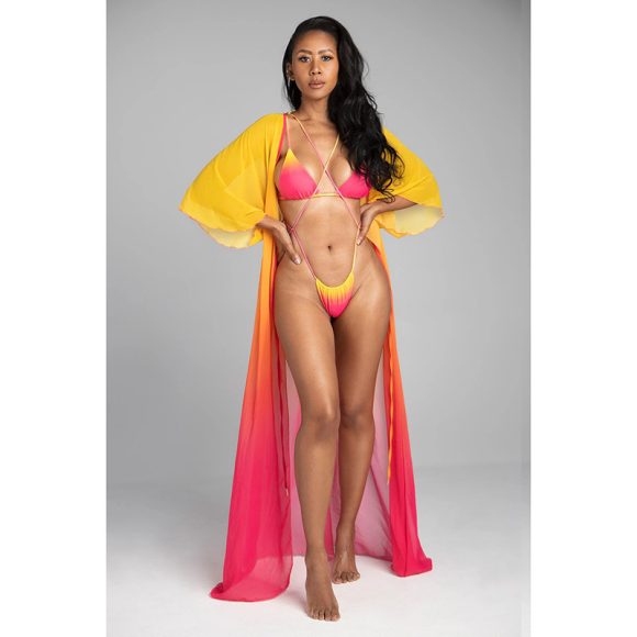 Sexy Gradient Swimwear European And American Bikini Split Swimsuit - Image 2