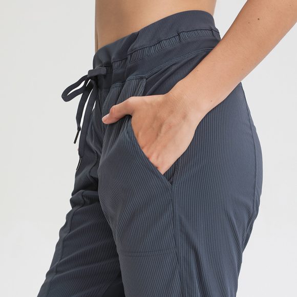 Loose Straight Sports Fitness Pocket Yoga Pants - Image 5