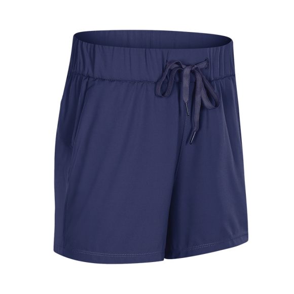 Lace Wide Loose Sports Shorts Women Stretch Breathable Gym Training Yoga Shorts - Image 6
