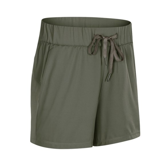 Lace Wide Loose Sports Shorts Women Stretch Breathable Gym Training Yoga Shorts - Image 5