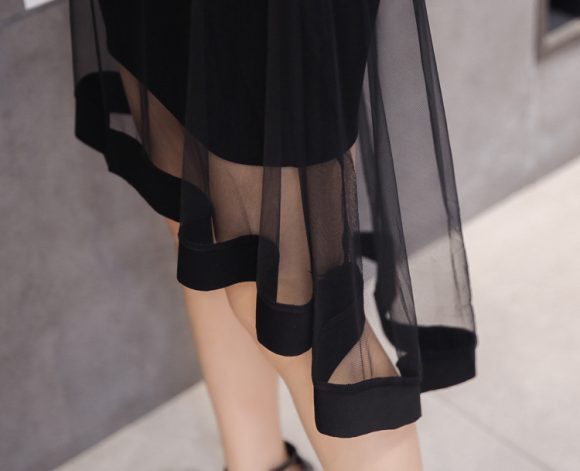 Irregular Skirt Dovetail Skirt Mid-length Package Hip Skirt - Image 4