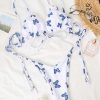 New Butterfly Print Swimsuit Lace Thong Women Bikini Bikini - Image 3