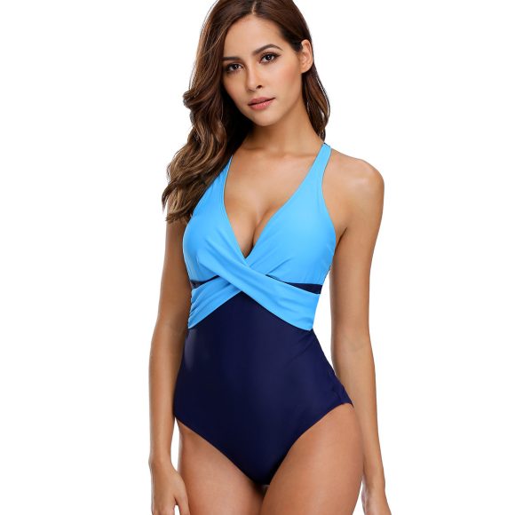 Sexy Solid color One Piece Swimsuit Women Swimwear Bodysuit Swimsuit Female Push Up Monokini High Waist Bathing Suits Beach Wear - Image 3