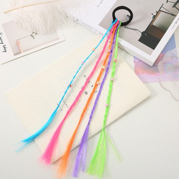 Color Braids Children'S Wigs And Hair Accessories - Image 3