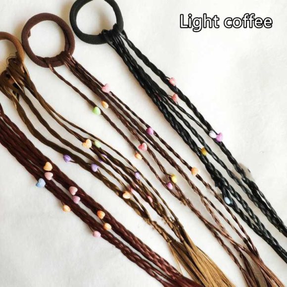 Festive Performance Colorful Bead Twist Braid - Image 6