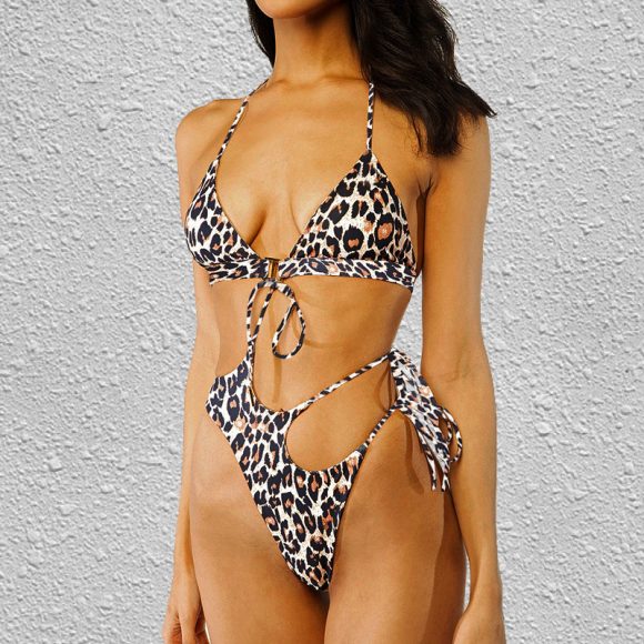 Swimsuit Female One-piece Swimsuit Sexy Three Points - Image 5