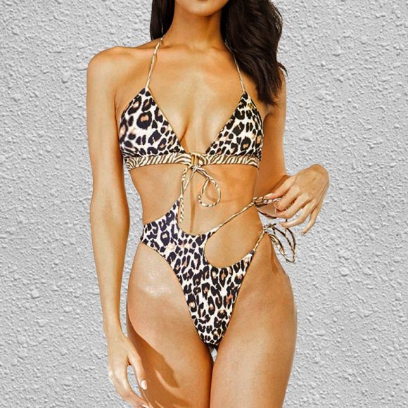 Swimsuit Female One-piece Swimsuit Sexy Three Points - Image 3