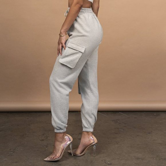 Women Hoodie Pants Trouser Winter Womens Hoodie Pants Sports Pants Lady - Image 4