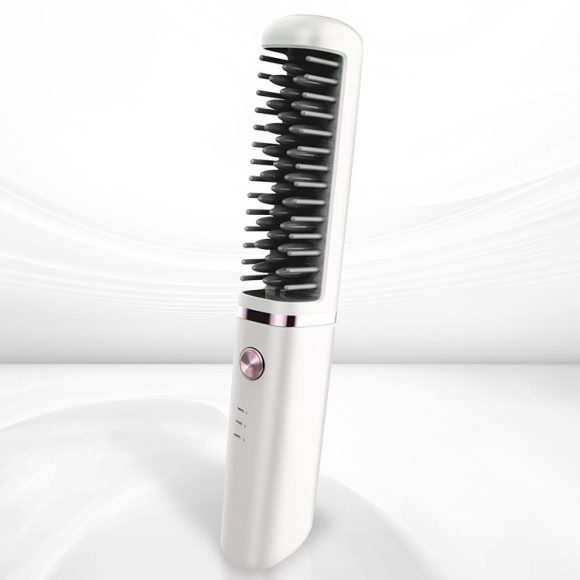 USB Rechargeable Hair Straightener Comb - Image 6