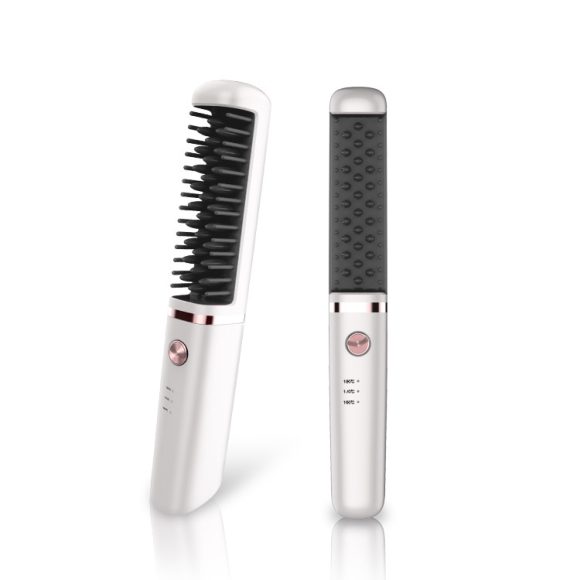 USB Rechargeable Hair Straightener Comb - Image 5