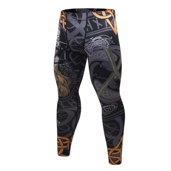 Mens Tracksuit Set D Animal Compression T-Shirt Pants Skin - Image 3