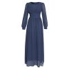 Muslim Women's Clothing Long Sleeve Chiffon Dress - Image 7