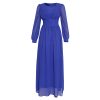 Muslim Women's Clothing Long Sleeve Chiffon Dress - Image 5
