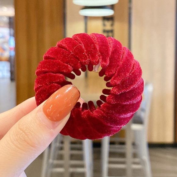Women Hollow Hair Circle High Horsetail Artifact Fixed Coiler Hairpin Horsetail Headdress Fashion Hair Accessories - Image 9