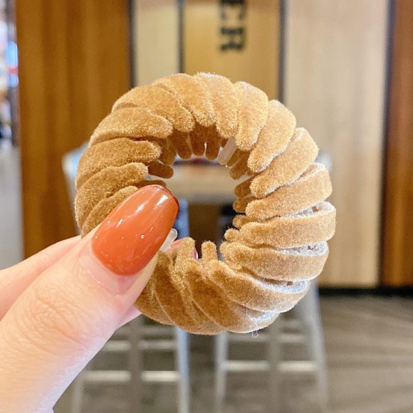 Women Hollow Hair Circle High Horsetail Artifact Fixed Coiler Hairpin Horsetail Headdress Fashion Hair Accessories - Image 10