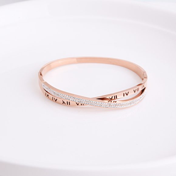 Women's Hot Style Roman Word Diamond Bracelet - Image 4