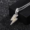 Hot Selling Lightning Hip Hop Pendant Micro-inlaid Zircon Hip Hop Fashion Trendy Hip Hop Jewelry - Image 5