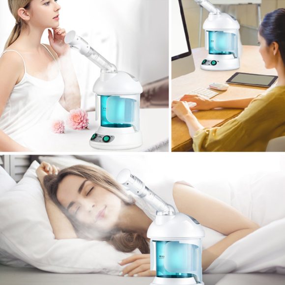 Portable Vapour Ozone Vaporizador Facial Steamer Face Care Skin Relax Moisturizer Beauty Aroma Herbal Steaming Face Spa Device - Image 7