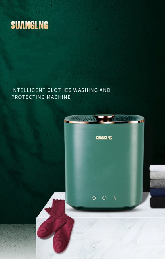 Mini Portable Washing Machine Fully Automatic Dormitory Travel Underwear Washing Machine - Image 2