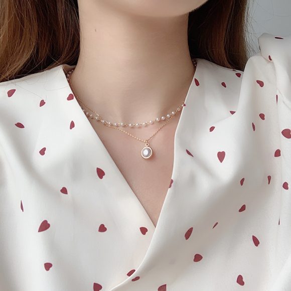 New Niche Design Pearl Necklace Women"s Fashion Cool Wind - Image 4