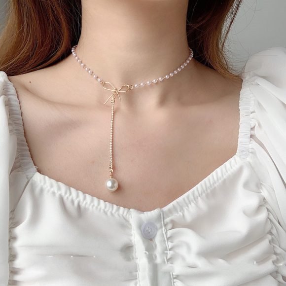 New Niche Design Pearl Necklace Women"s Fashion Cool Wind - Image 2