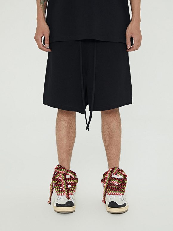 Short Terry Sweatpants Trendy Brand Loose All-Match Sports Shorts Drawstring Five Points Pants - Image 7